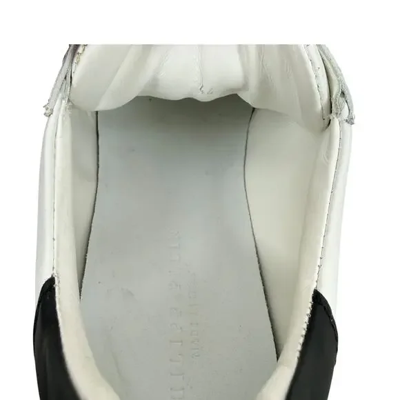 Philipp Plein Leather Low Top Sneakers Skulls White Size 44
